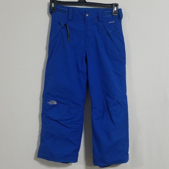 North Face Boys Snow Pants Blue Medium Snowboard M
